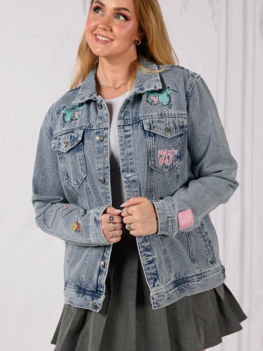 Disney CINDERELLA DENIM JACKET (4XL) - Picture 2 of 6